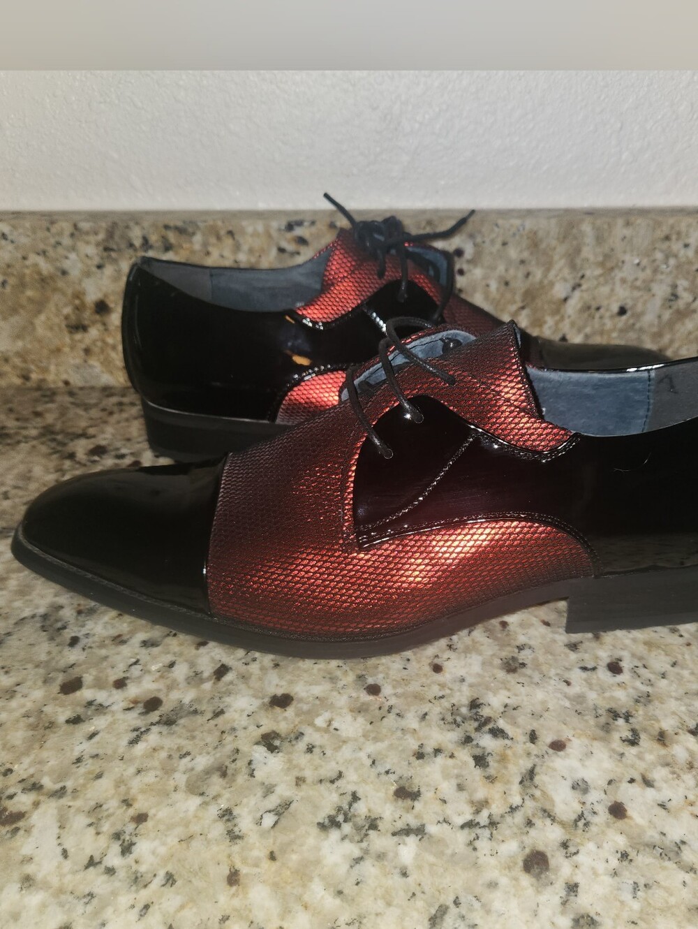 Amali Red And Black Mens Loafers 11
